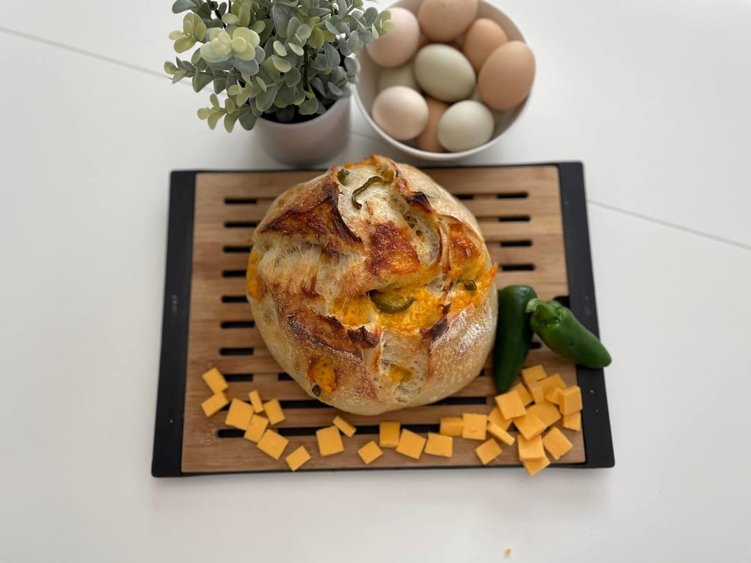 Cheddar Jalapeno Sourdough